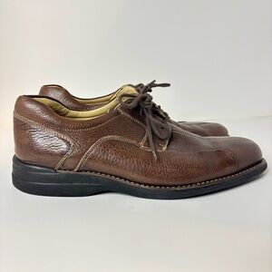Johnston & Murphy Dark Brown Leather Oxfords